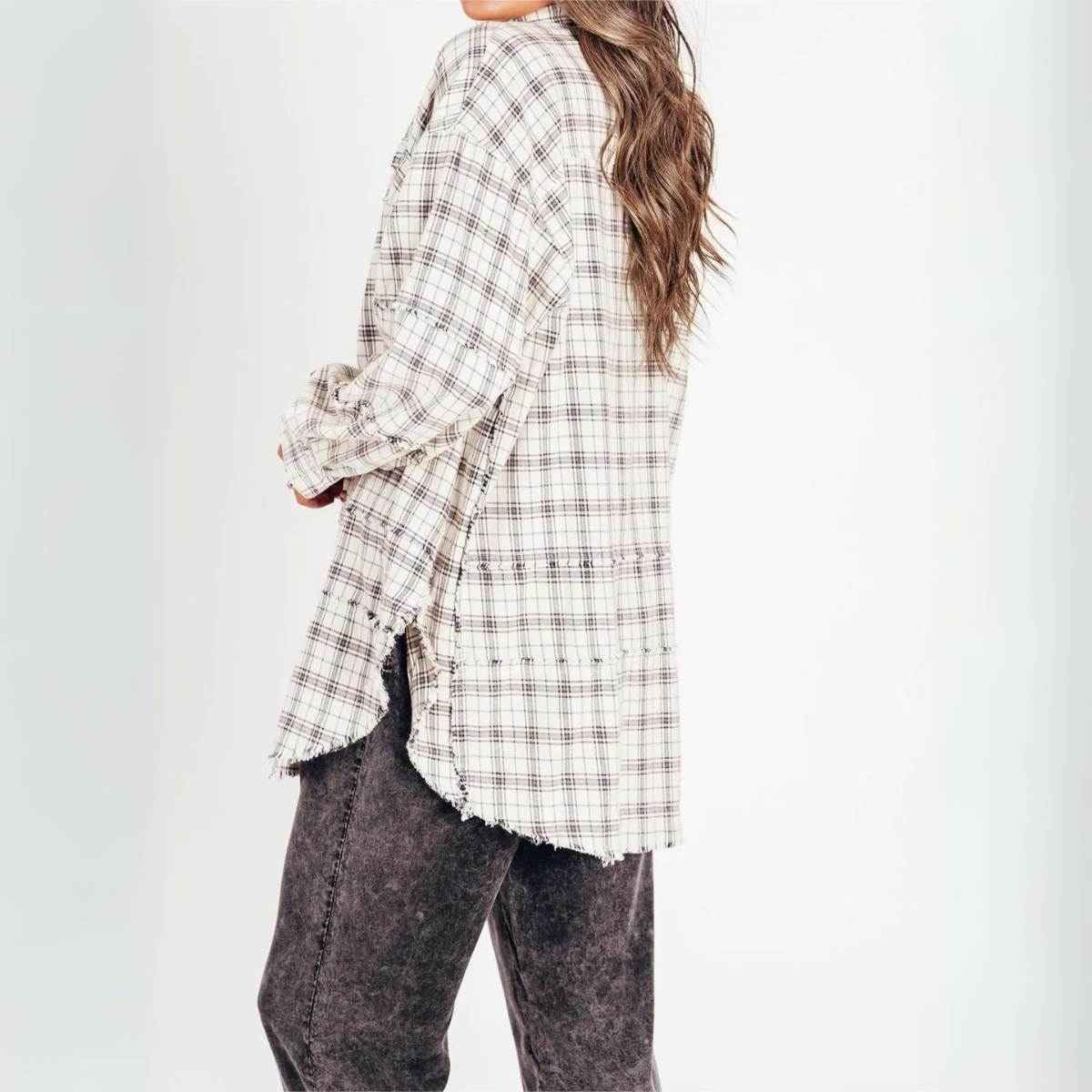 Dames Flannel - Oversized