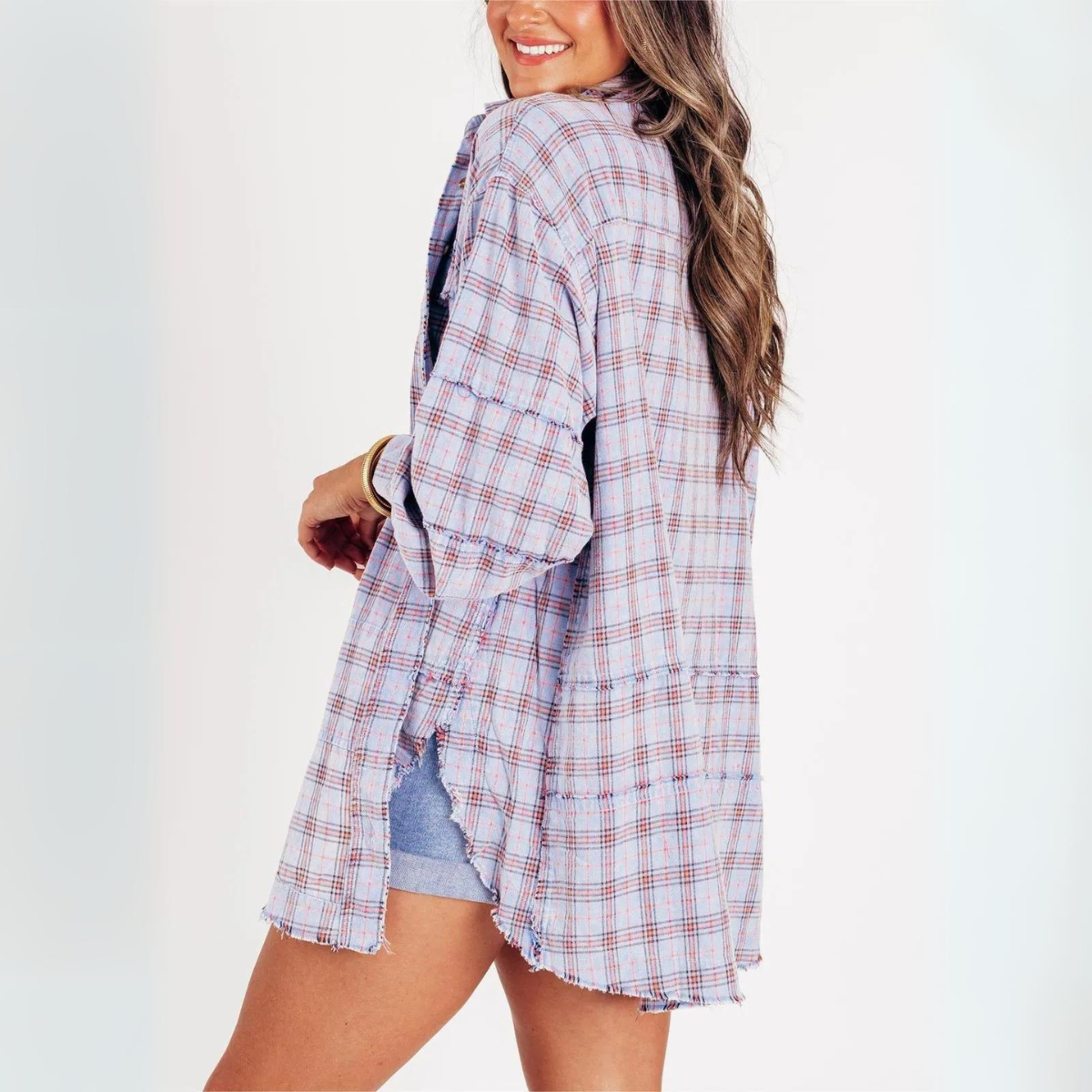 Dames Flannel - Oversized