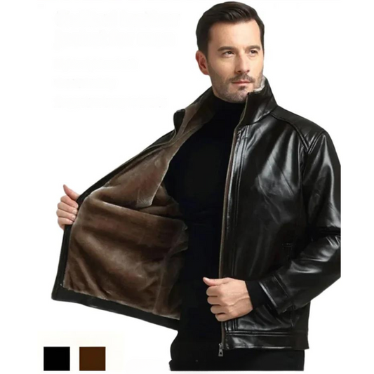 Leren Comfy Jas - Winter Special!